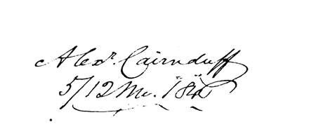 alexander cairnduff