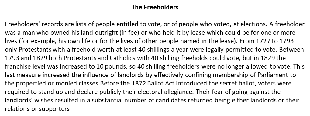 freeholders